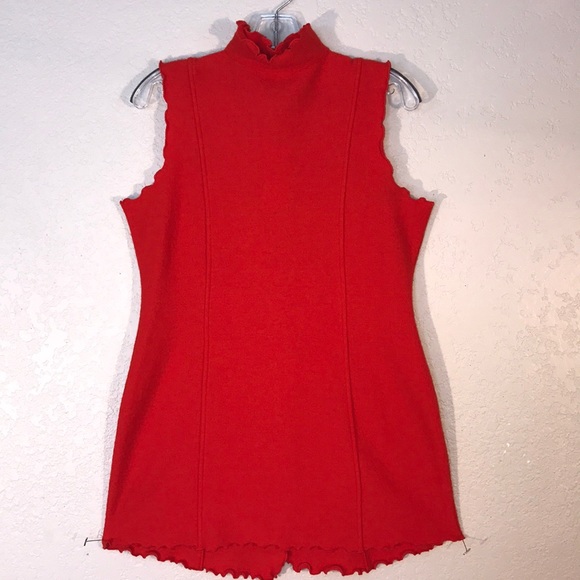 NWT Venario Frill Collar Boiled Wool Vest - Picture 4 of 4